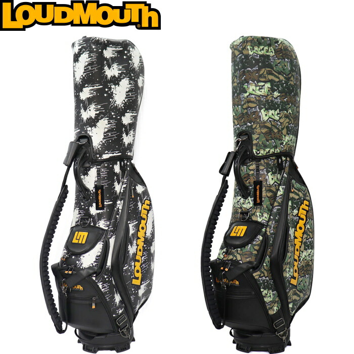 楽天市場】LOUDMOUTH ラウドマウス LM-CB0027 キャディバッグ 9型