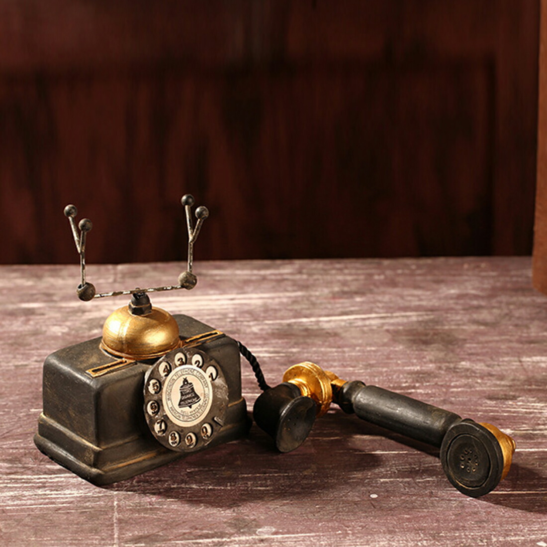 楽天市場】レトロ 電話機 オブジェ ヨーロッパ風 ヴィンテージ