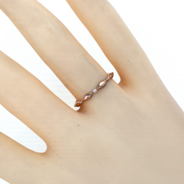 楽天市場】ギリオン 24-7 K18PG ピンクゴールド リング ダイヤモンド