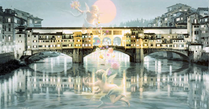 楽天市場】笹倉鉄平 「祝福」（Reg） 2001年 シルクスクリーン 額付