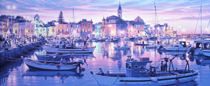 楽天市場】笹倉鉄平 「バルカローラ」 2005年 シルクスクリーン 額付