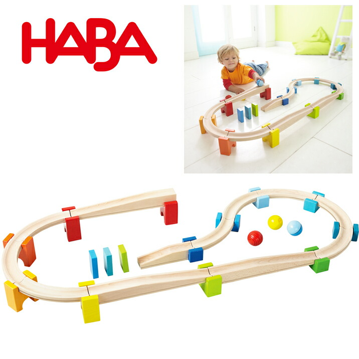 楽天市場】HABA ハバ 木のおもちゃ ドイツ製 ベビークーゲルバーン 大