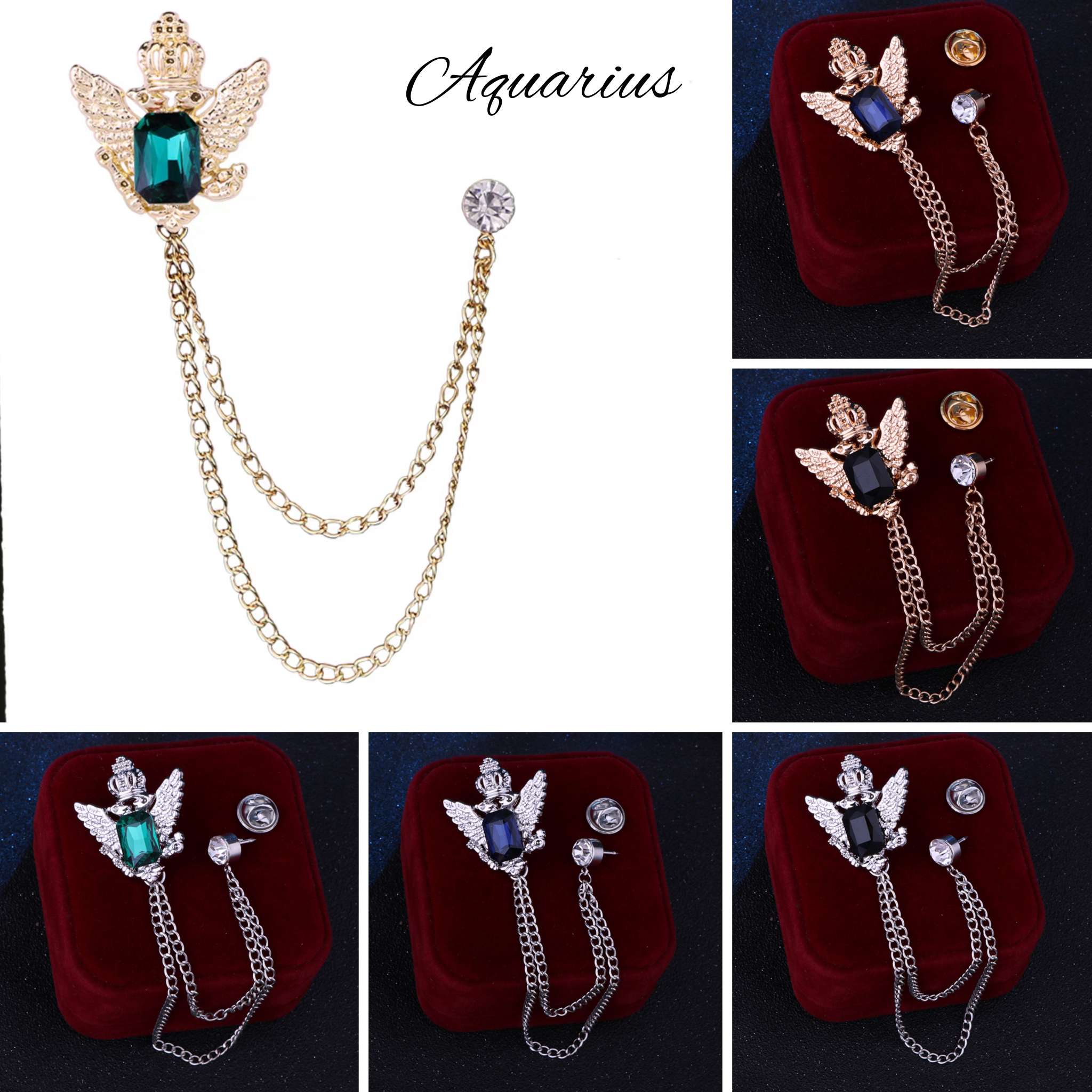 楽天市場】全6タイプ スワロフスキー ウィング ( 羽 )と クラウン