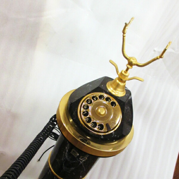楽天市場】アンティーク 電話機 ダイヤル式 固定 おしゃれ テレホン 一