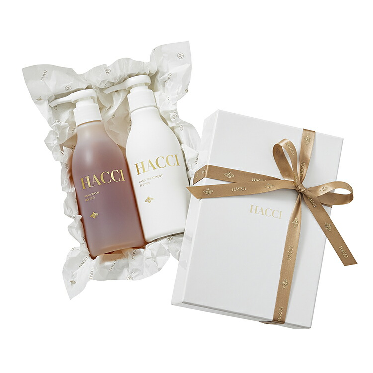 HACCI ボディウォッシュ　ハンドソープ　ハンドクリーム計3本セット HACCI「ボディウォッシュ ビーハグ」“まるで熟成はちみつ”甘い香りの