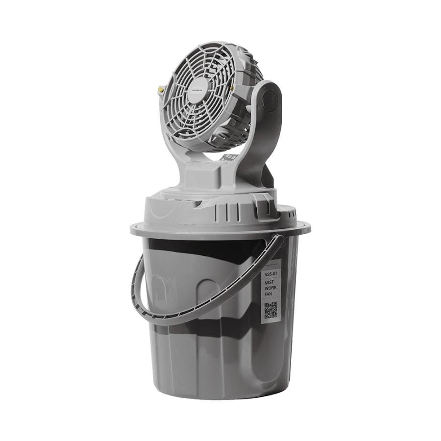 楽天市場】SHOWA ミストワークファン コードレス N25-01 自動首振り