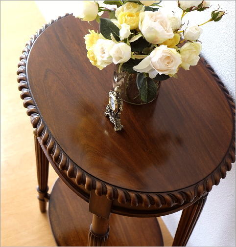 楽天市場】コンソールテーブル サイドテーブル アンティーク 家具