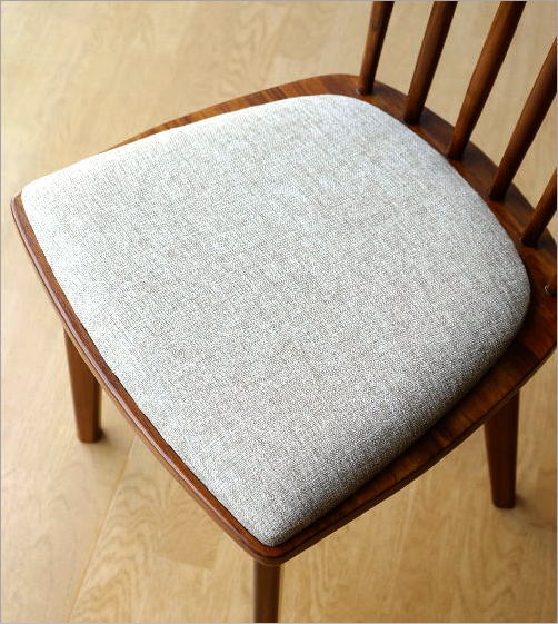 楽天市場】チェアー チーク無垢材 木製 天然木 ダイニングチェア