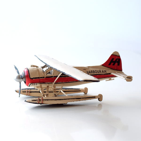 楽天市場】アンティーク レトロ 水上飛行機 置物 おしゃれ ブリキの