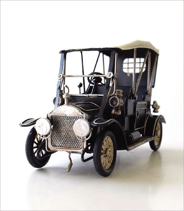 楽天市場】置物 オブジェ クラシックカー おもちゃ アンティーク