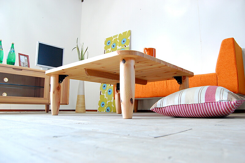 楽天市場】ちゃぶ台 ローテーブル 折りたたみ 無垢 天然木 パイン材