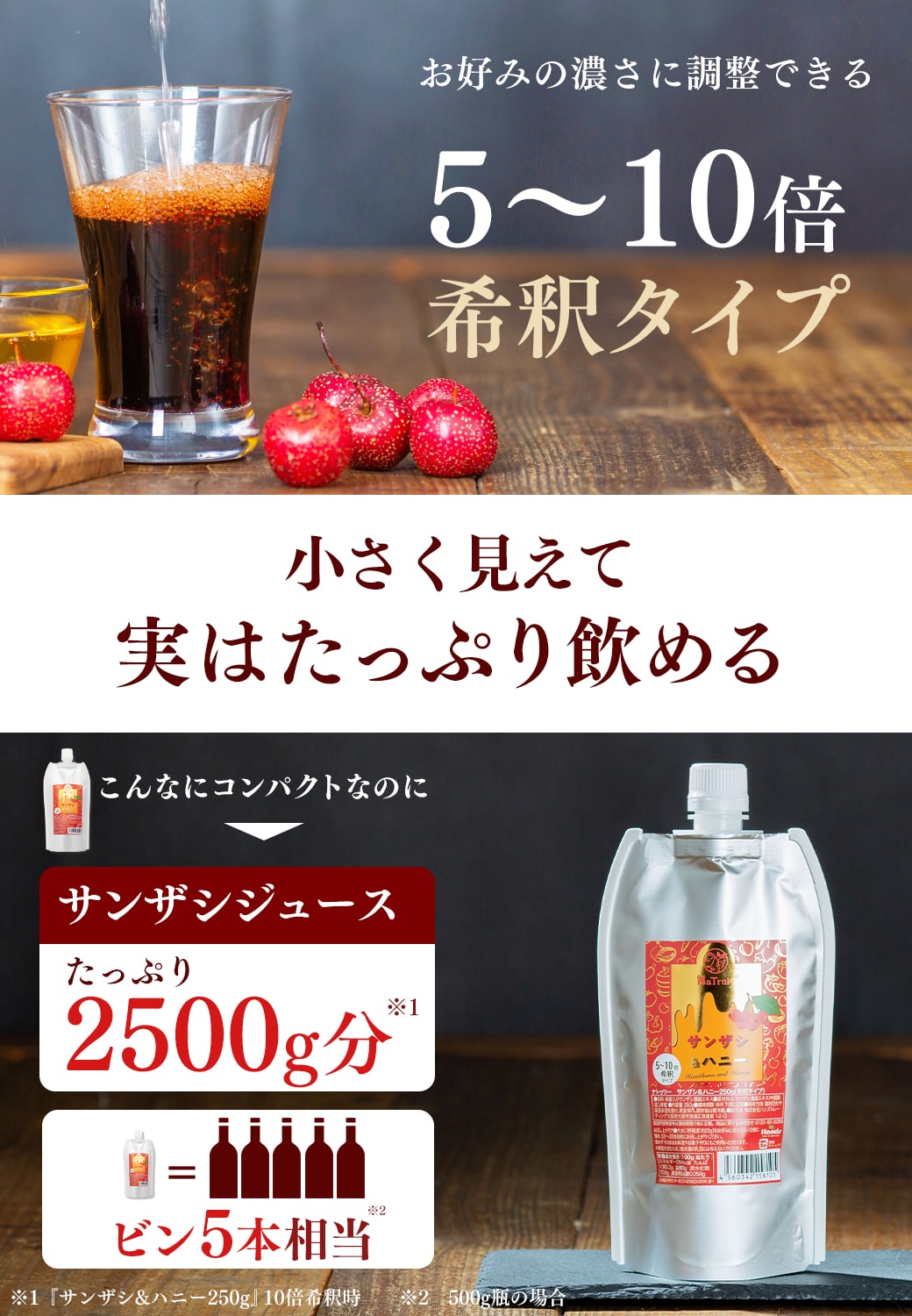 楽天市場】サンザシドリンク ナトゥリー サンザシ＆ハニー 5〜10倍希釈