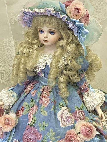 楽天市場】若月まり子 創作ビスクドール「デルフィーヌ」フラワー