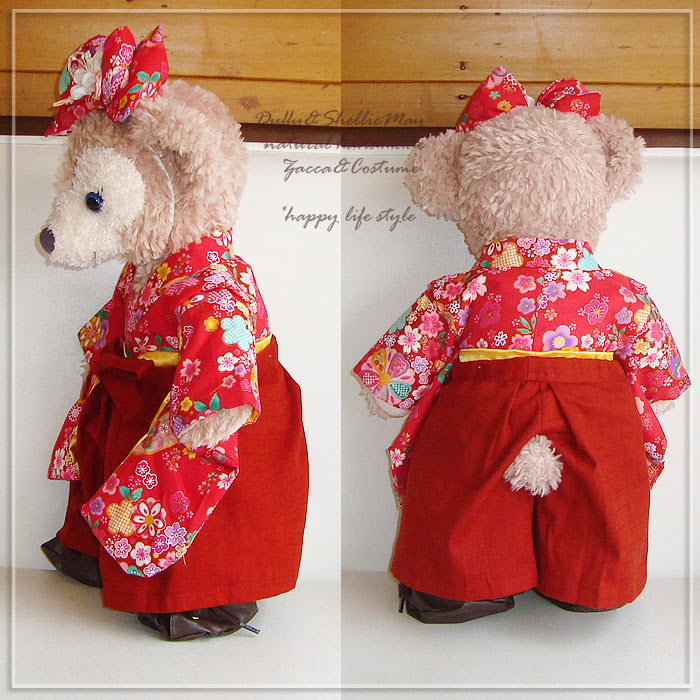 楽天市場】ダッフィー コスチューム グッズ シェリーメイ はかまセット