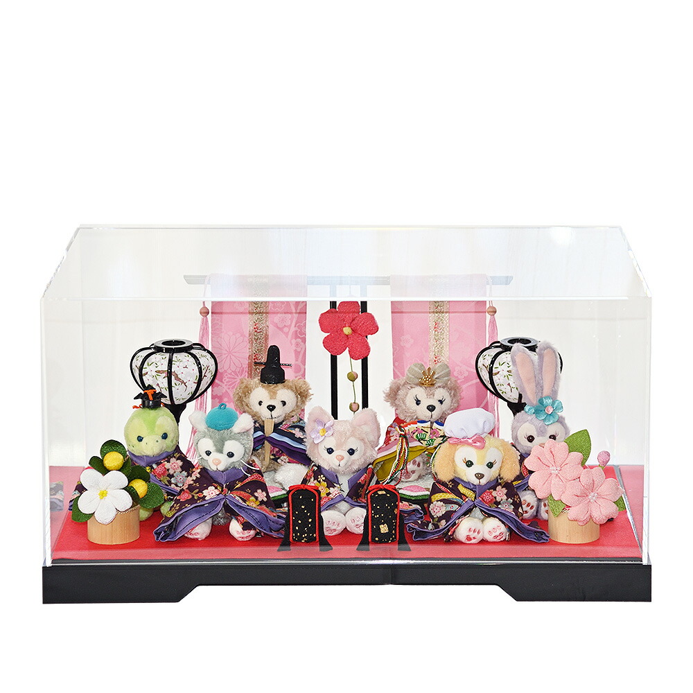 楽天市場】贈り物に♪選べる屏風付き・ダッフィー シェリーメイ・7体