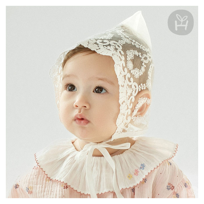 楽天市場】ローゼッティ レース ベビーボンネット 赤ちゃん ボンネット