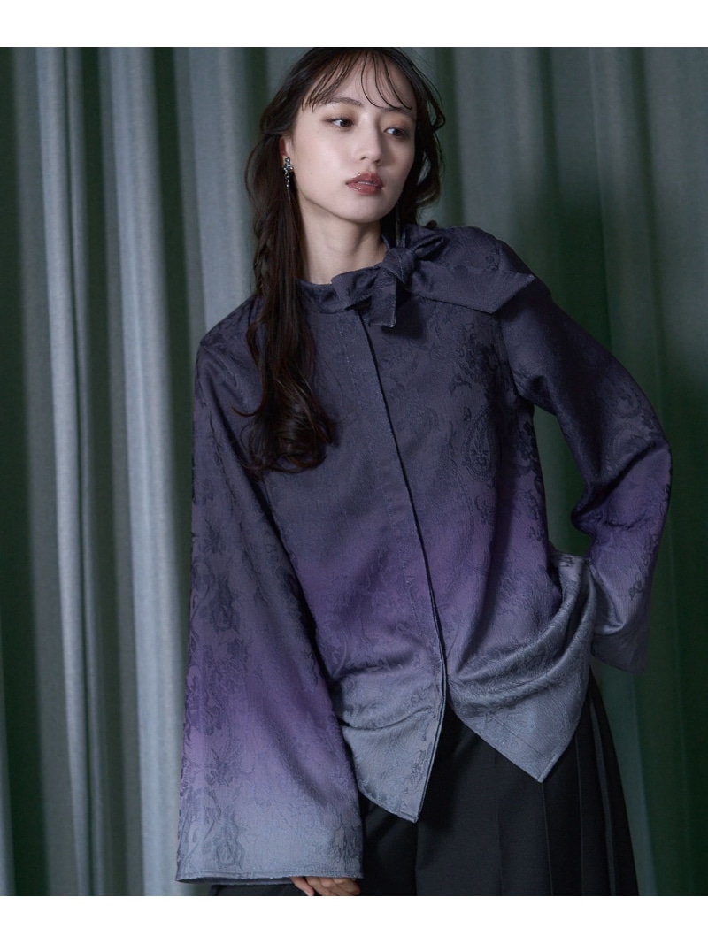 楽天市場】グラデーションジャガードボウタイシャツ HARE ハレ