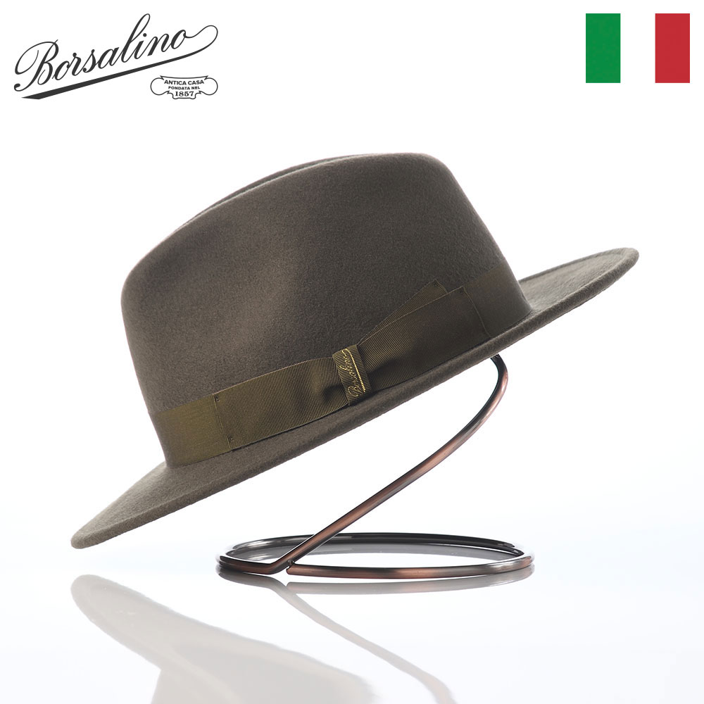 楽天市場】Borsalino ボルサリーノ 中折れハット フェルト帽 秋 冬