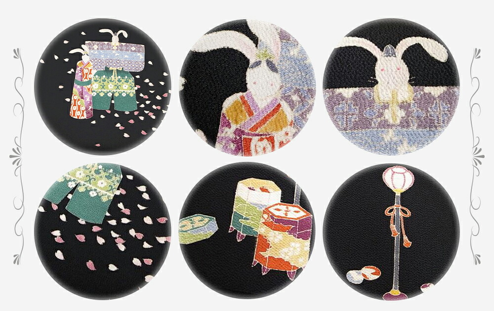 楽天市場】名古屋帯 カジュアル 十日町 秀美 友禅 正絹 うさぎ 立雛 お