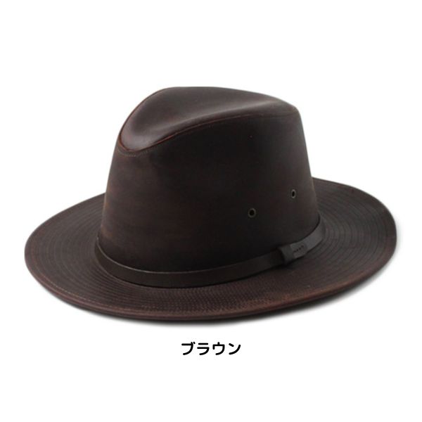 楽天市場】レビュー投稿で90日延長保証!!HENSCHEL HAT レザー 中折れ