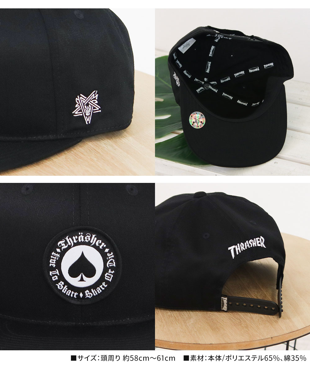 楽天市場】スラッシャー ベースボールキャップ メンズ ブランド 帽子