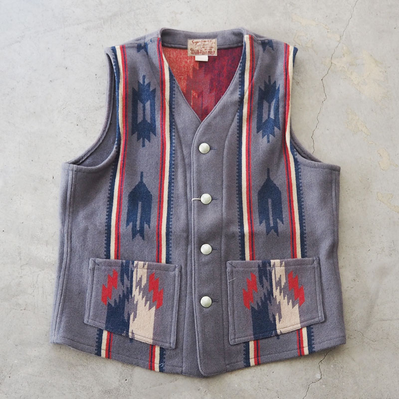 楽天市場】SUGAR CANE シュガーケーン ベスト NATIVE AMERICAN WOOL