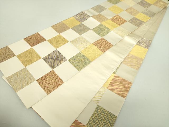 楽天市場】平和屋着物○田中工芸織物 祥園謹製 六通柄袋帯 変わり市松