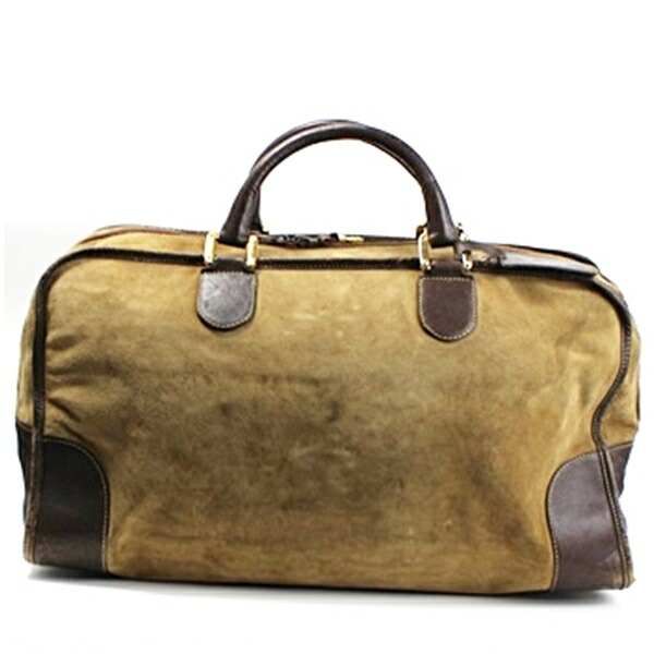 楽天市場】ロエベ アナグラム アマソナ50 ボストンバッグ スエード