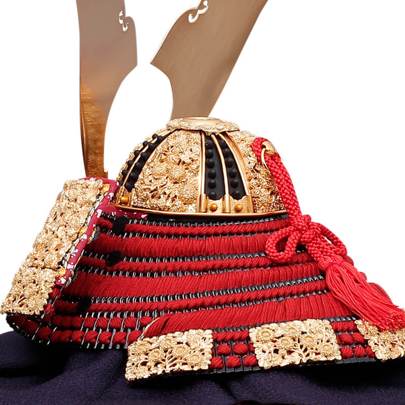 楽天市場】五月人形 兜飾り 国宝模写 - 菊一之兜 12号 コンパクト