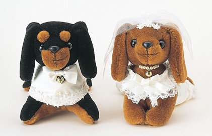 楽天市場】洋装ミニチュアダックスのウェルカムドール完成品