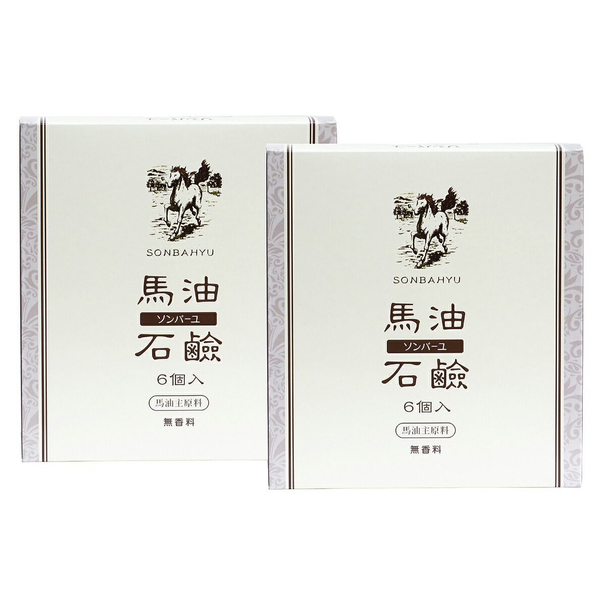 楽天市場】馬油 石鹸 6個入×2個 ソンバーユ 馬油 石けん せっけん 尊馬