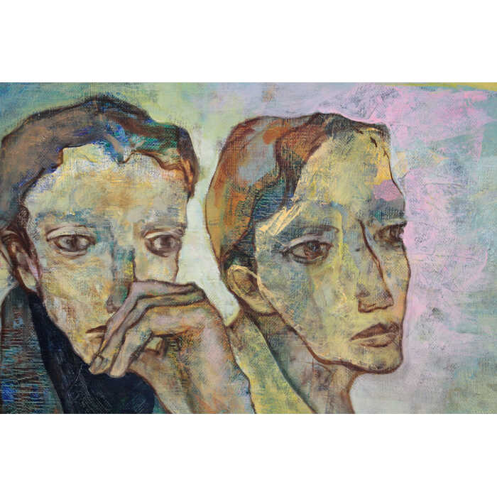 楽天市場】絵画 高橋三加子 油絵・油彩画 『街角のひと』 人物 渡世