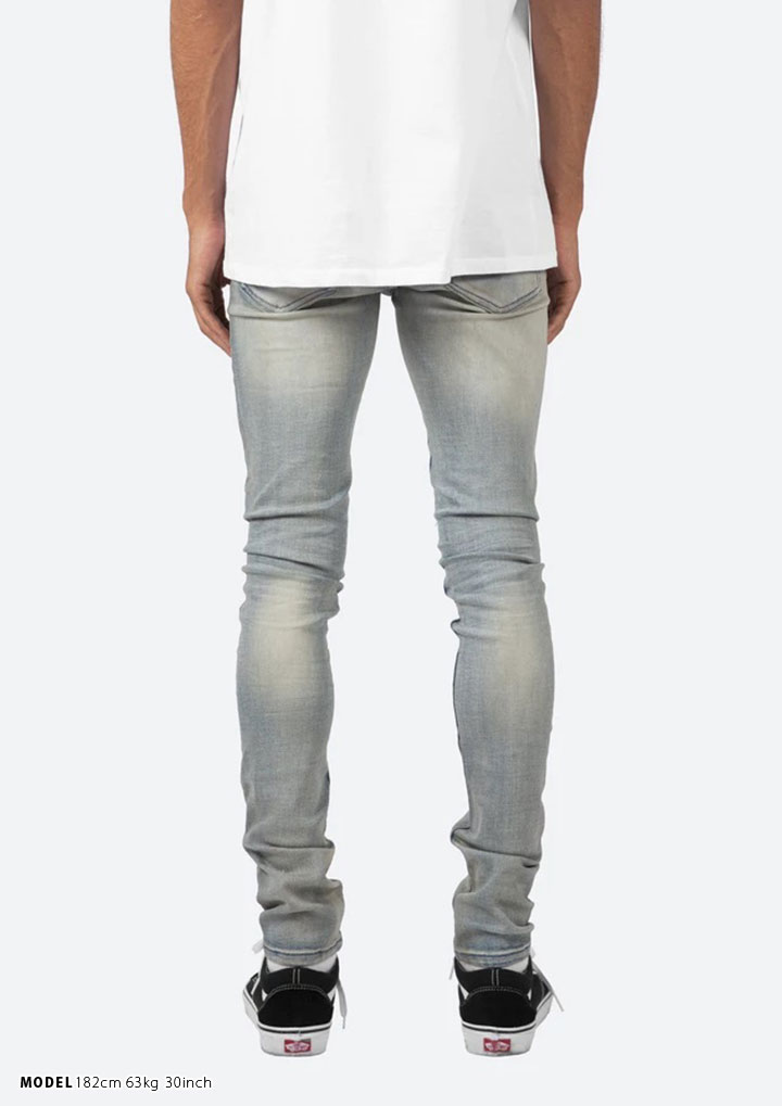 楽天市場】mnml デニム ジーンズ メンズ 春夏秋冬用 インディゴライト