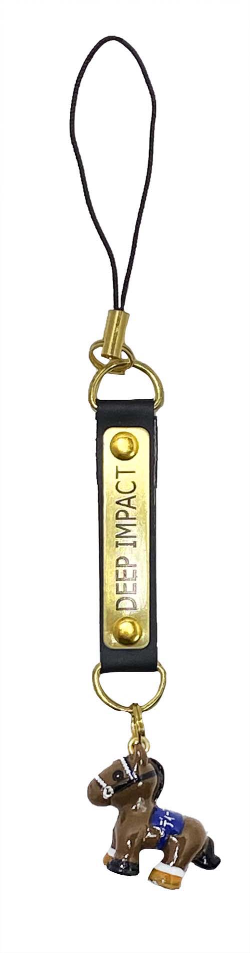 楽天市場】名馬ディープインパクト携帯ストラップ史上2頭目 無敗の三冠