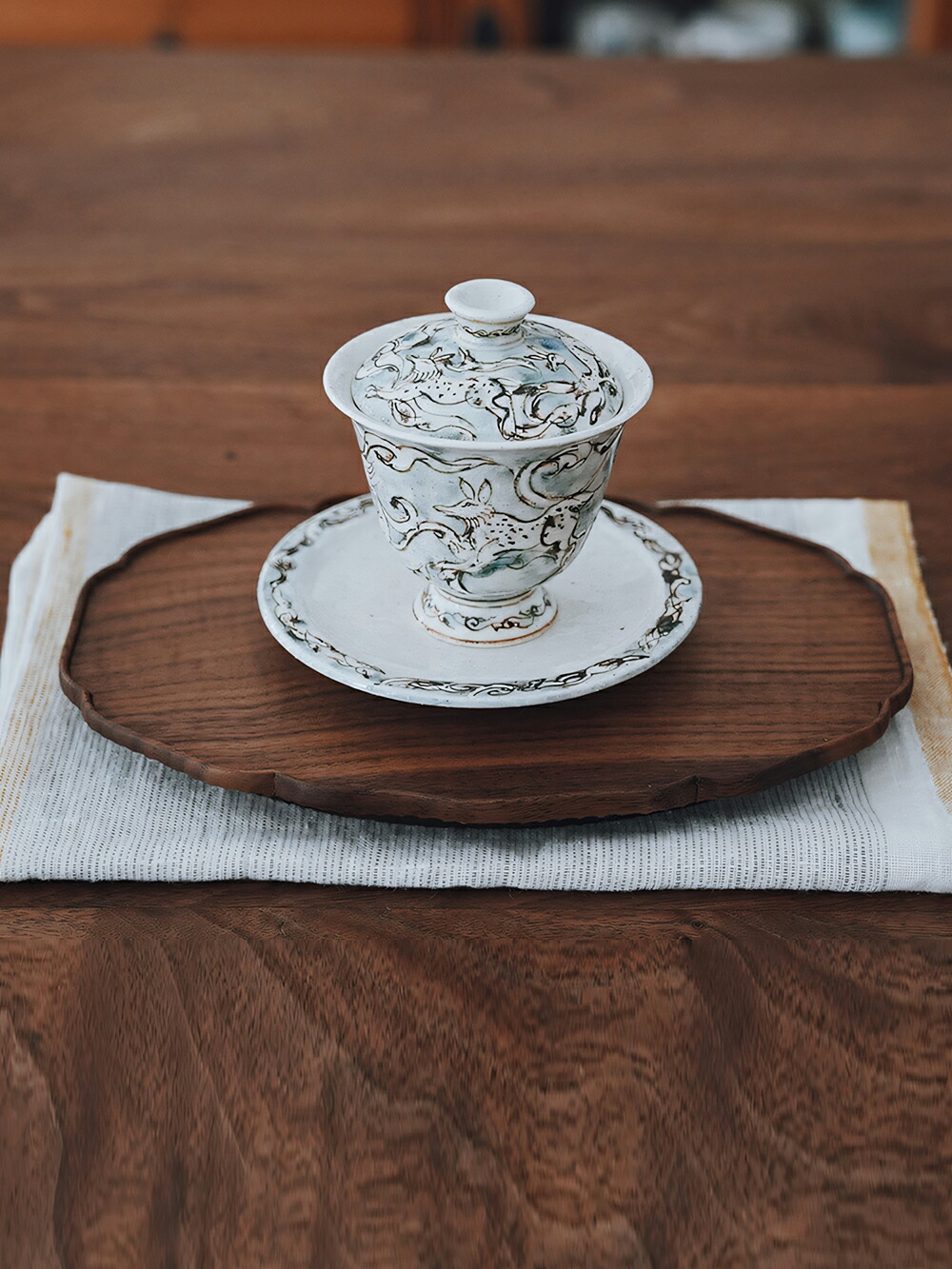 楽天市場】手づくり 美しい トレー 花輪 彫刻 トレイ 20cm プレート