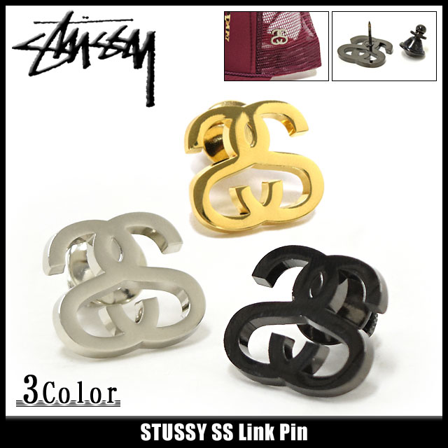 STUSSY NYC ビンテージピンバッジ6個 新品未開封、タグ付き、送料込み