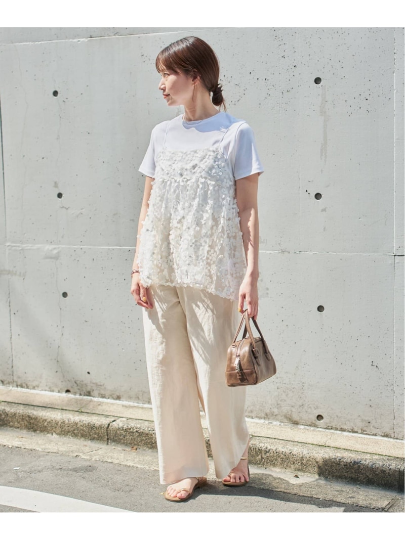 楽天市場】フラワーエンブロイダリー キャミソール IENA イエナ