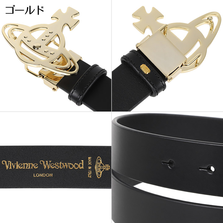 楽天市場】ヴィヴィアンウエストウッド ベルト ブラック メンズ