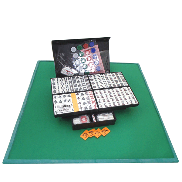 M.M345セットbyGD 麻雀セット レトロ レトロ 麻雀牌セット ケース付き