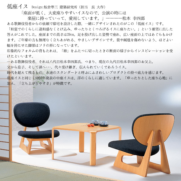 楽天市場】天童木工 低座イス グレードV 低座椅子 チェア 椅子 イス