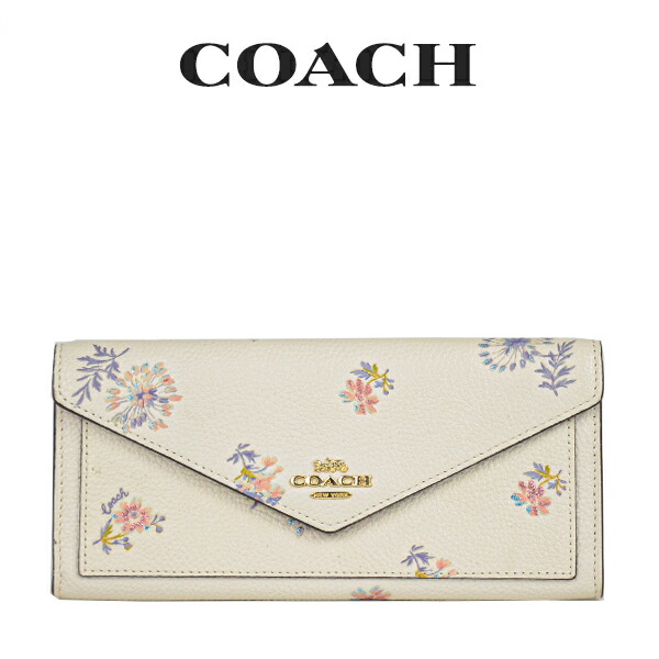 楽天市場】コーチ COACH アウトレット レディース 財布 かぶせ長財布