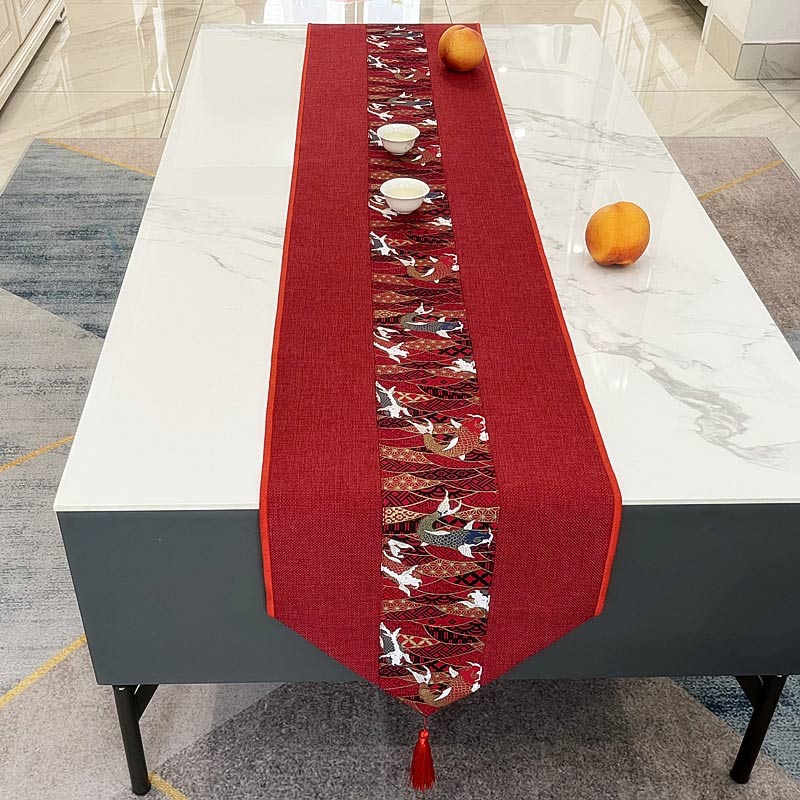 楽天市場】【予約品】テーブルランナー 中国風 帯 テーブルフラグ