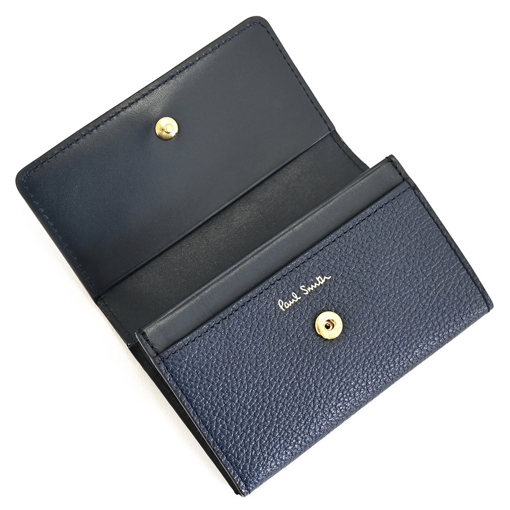 楽天市場】ポールスミス 名刺入れ カードケース 紺(ネイビー) Paul