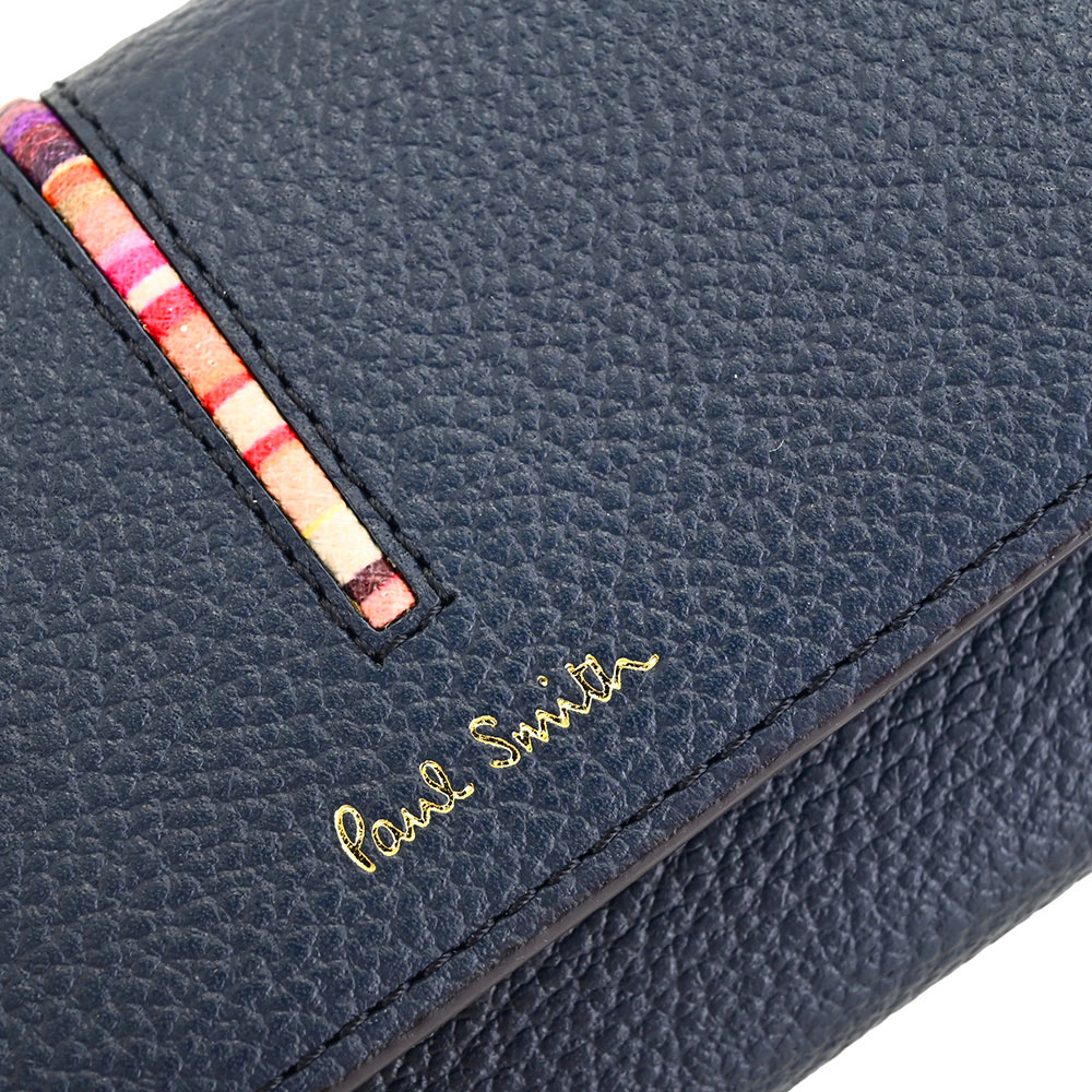 楽天市場】ポールスミス 名刺入れ カードケース 紺(ネイビー) Paul