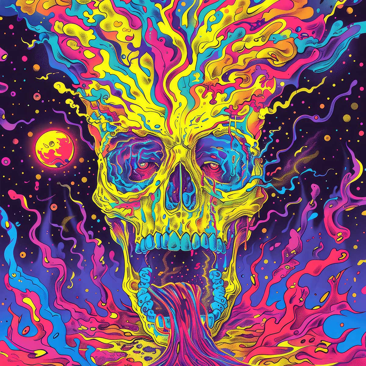 楽天市場】スカル ドクロ 骸骨 がいこつ 頭蓋骨 アバンギャルド アート