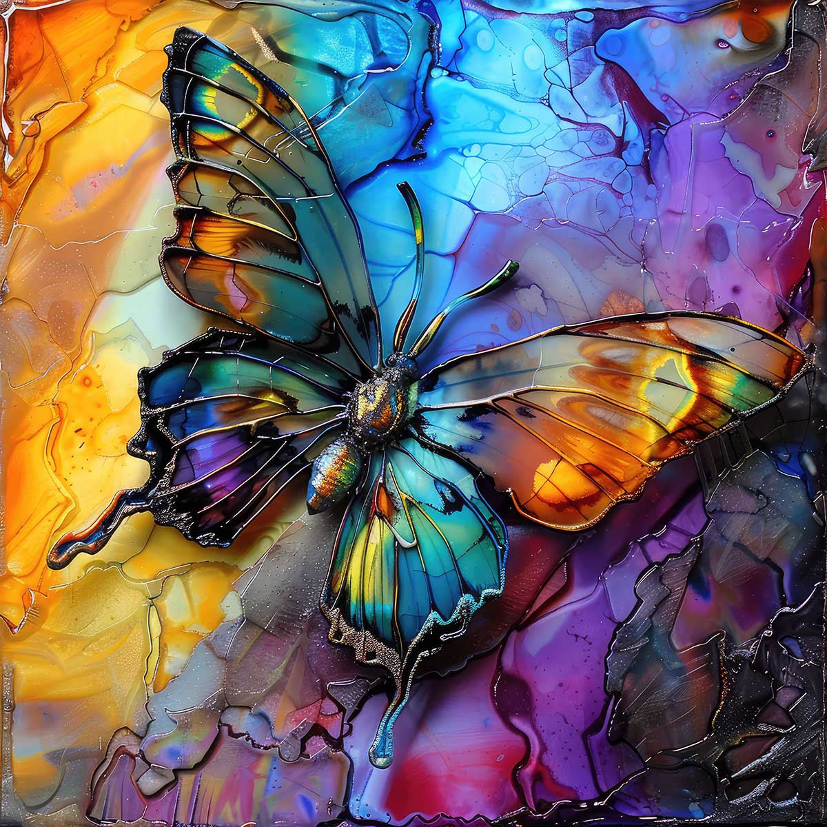 楽天市場】蝶 アートポスター 変容 シンボル 自然 美 装飾 デザイン