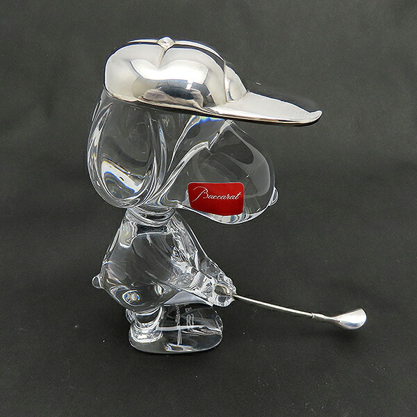 楽天市場】バカラ スヌーピー ゴルフ 置物 オブジェ インテリア