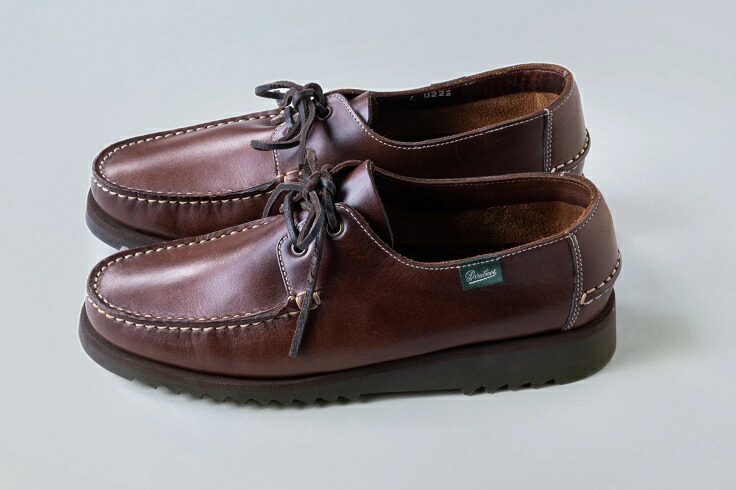 楽天市場】【KAPTAIN SUNSHINE×PARABOOT】Domingue deck shoes Brown