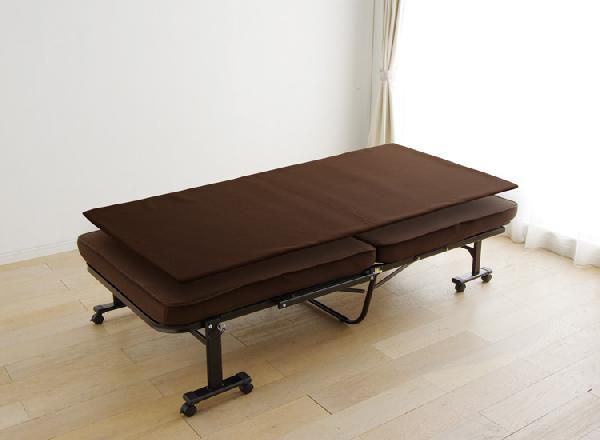 楽天市場】折りたたみベッド シングル ハイタイプ 折りたたみ