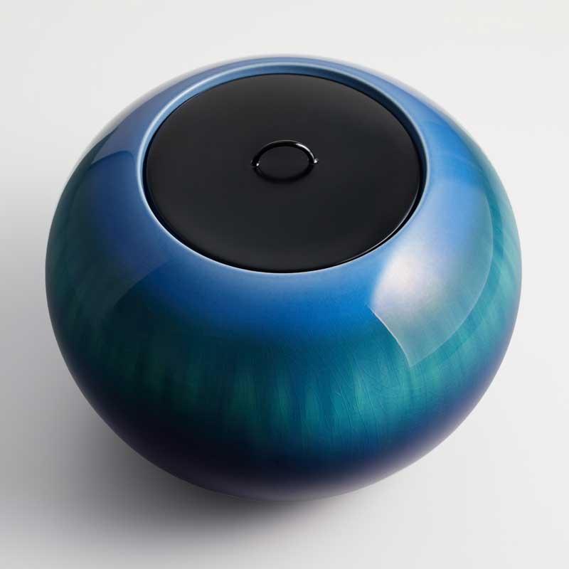 楽天市場】九谷焼 水指 碧明耀彩 人間国宝 三代 徳田八十吉作 : 九谷焼